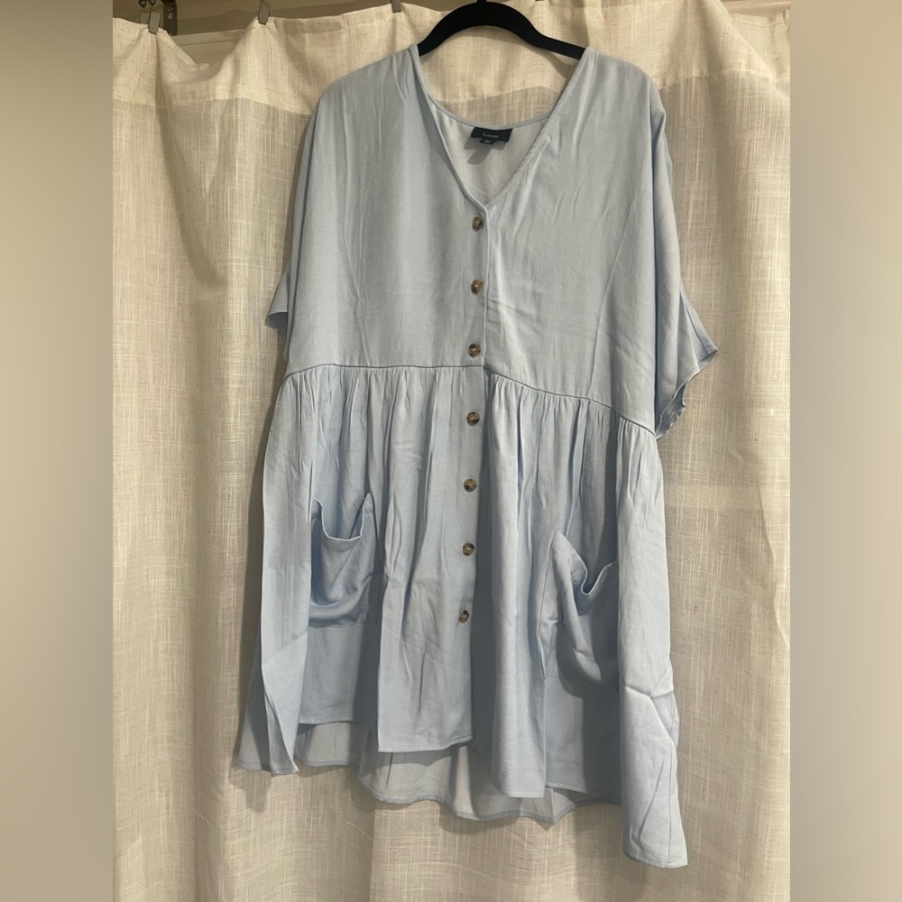 **RESELL** Limiere Blue Flowy Dress